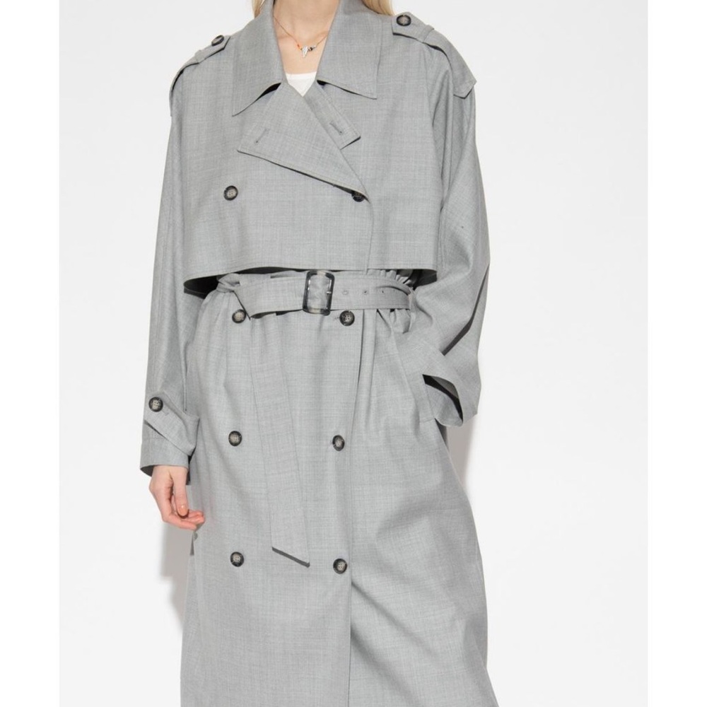 Toteme oversized Grey trench coat